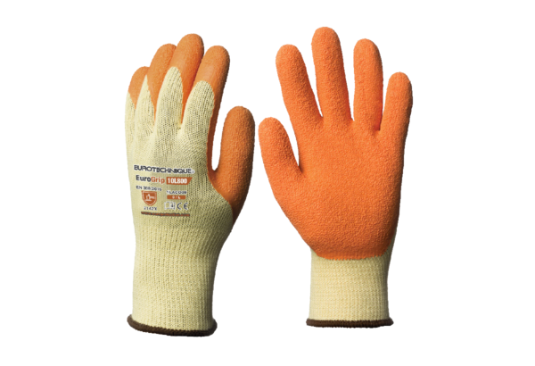 Schutzhandschuhe aus Strickgewebe/Latexbeschichtete Handfläche