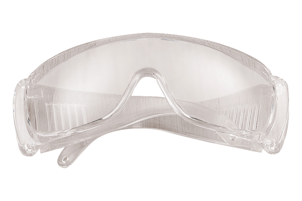 Transparente Schutzbrille