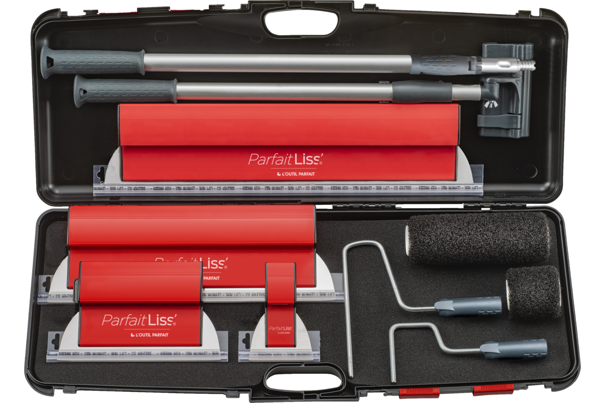 PARFAITLISS'® Putzwalze & Spachtel Koffer Set