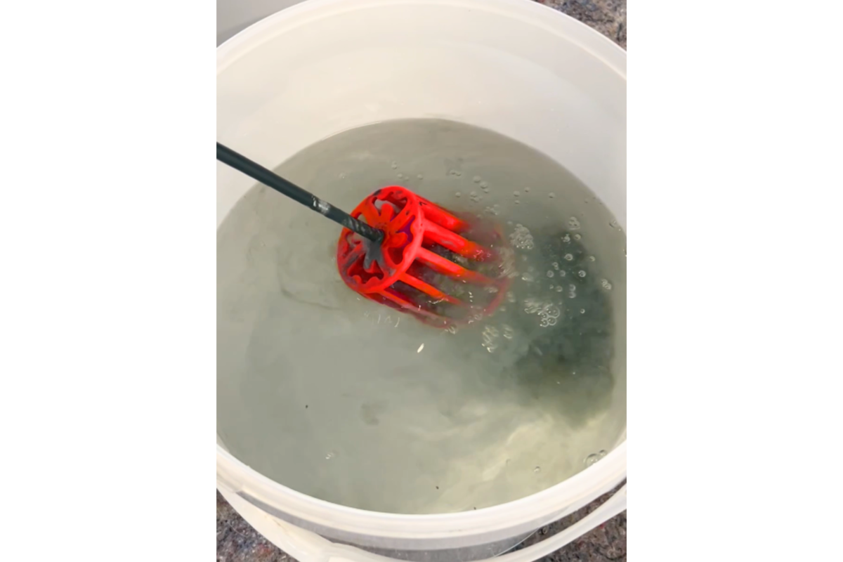 Mischer und Roller Cleaner