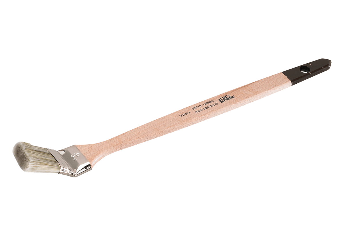 Flacher Eckenpinsel Holzschutz