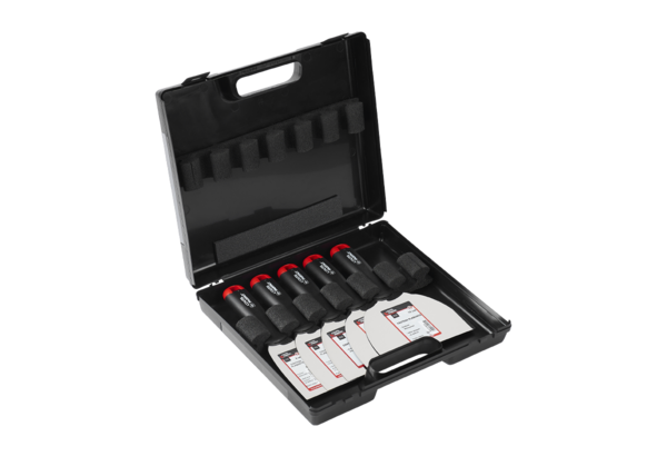 Koffer mit 5 Spachteln für Trockenbauer