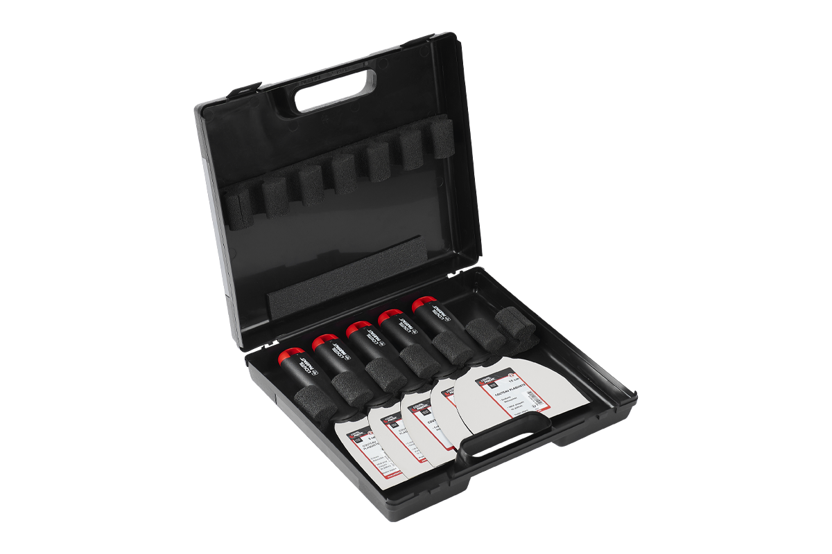 Koffer mit 5 Spachteln f&uuml;r Trockenbauer