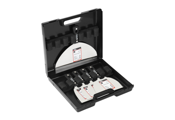 Koffer mit 5 Spachteln f&uuml;r Trockenbauer